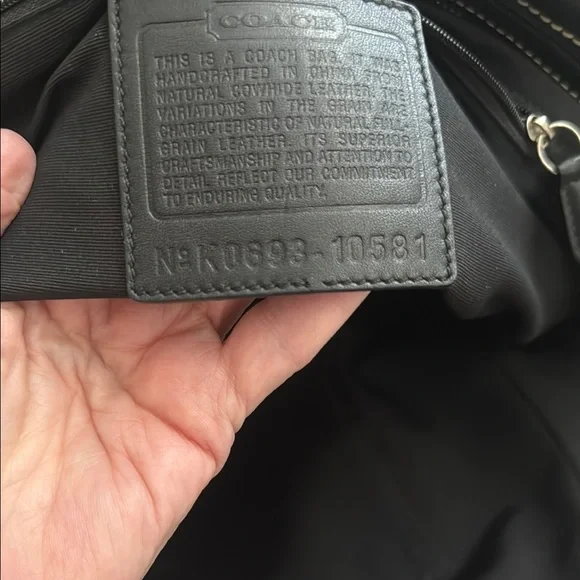 Coach Black Leather soho satchel large - Picture 7 of 7